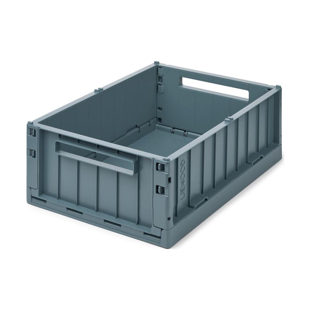 Liewood Weston Storage Box L whale blue (7130) ONE SIZE LW14547-7130-ONE SIZE-CU