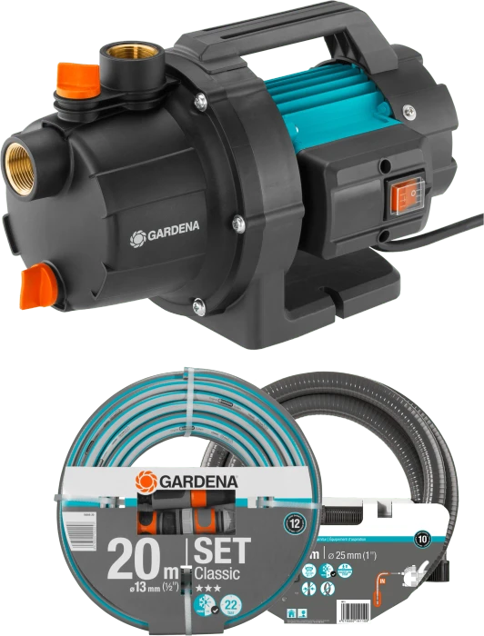 GARDENA Gartenpumpe 3000/4 Basic Set