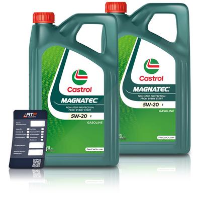 Castrol 10 L Magnatec 5W-20 E + Ölwechsel-Anhänger [Hersteller-Nr. 15F9E5]