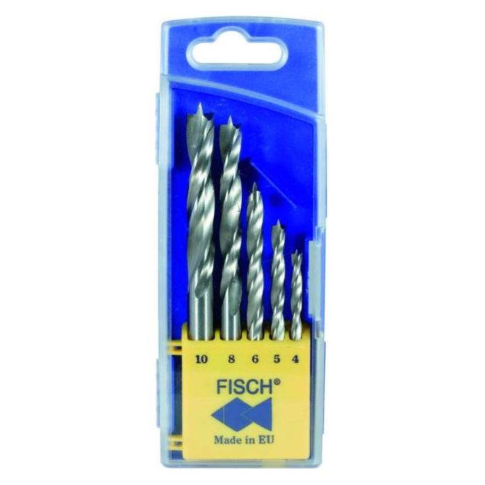 Fisch Holzspibo.Stz.HSS Profi 5-tlg. 4-10mm R (10 Millimeter, 4 Millimeter, 5 Millimeter, 6 Millimeter, 8 Millimeter) (9002696292630)