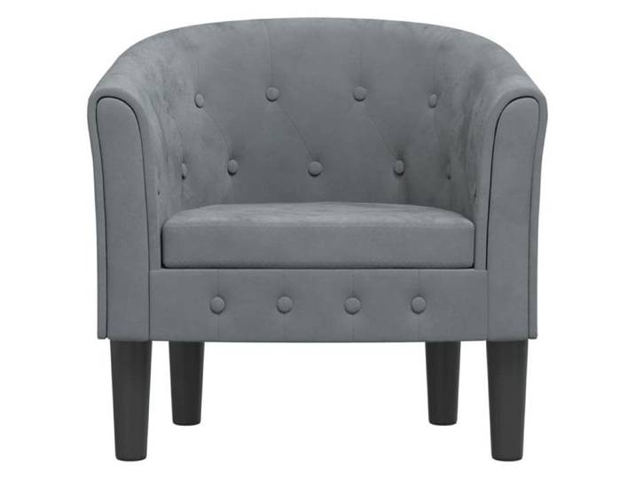 Gris - Chaise cabriolet gris foncé velours - Fauteuil individuel - Capacité 110 kg(1parcel)nlz25l