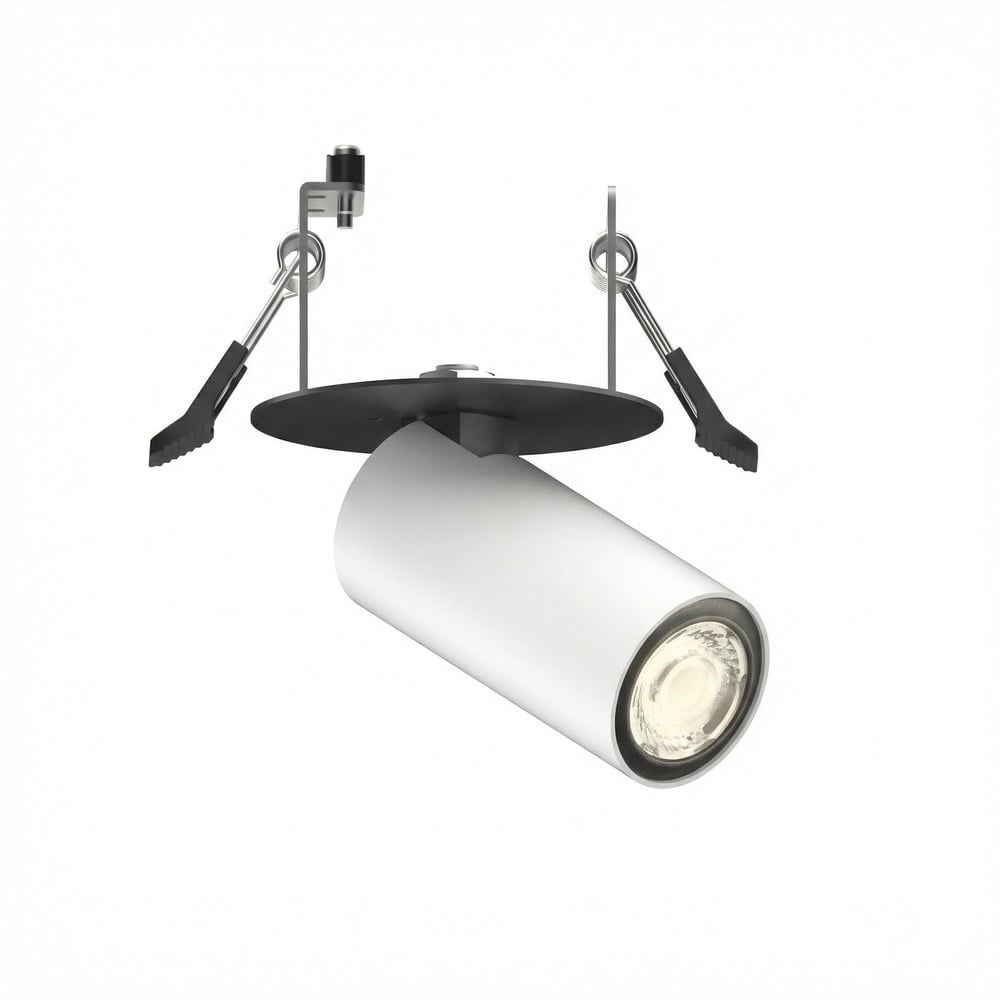 Lyora Inbouw spot Tevo Mini zwart met wit aluminium V106100SBW