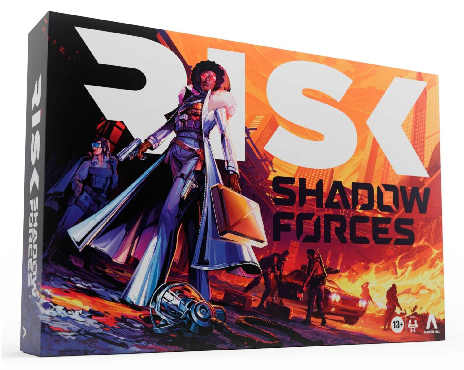 Hasbro Risiko Shadow Forces strategisch bordspel met legacy-element