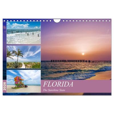 FLORIDA The Sunshine State (Wall Calendar 2026 DIN A4 landscape), CALVENDO 12 Month Wall Calendar