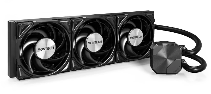 Montech Hyper Flow SILENT 360 Schwarz