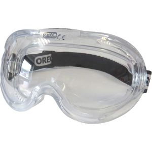 Oregon Schutzbrille Kunststoff, 539169, klar, Vollsichtbrille, farblos, für Brillenträger