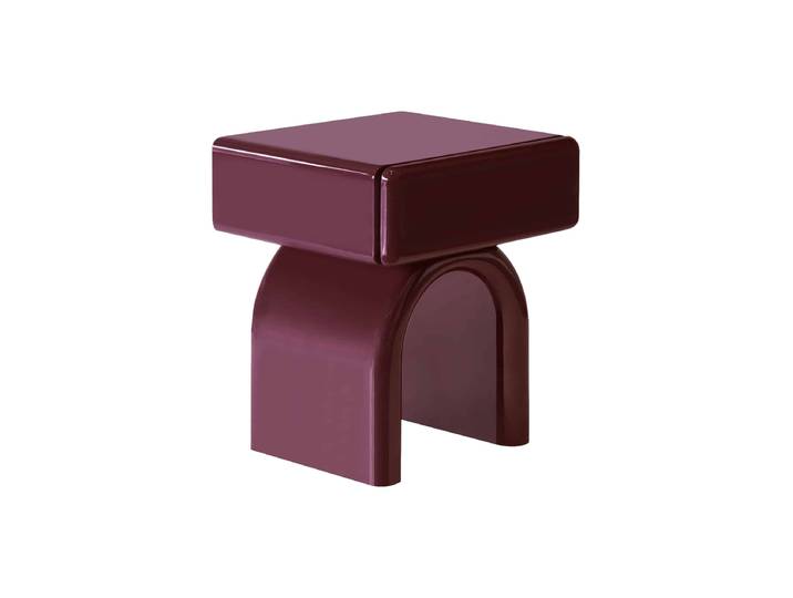 Design Beistell- und Nachttisch „Bennet“ Burgundy Richmond Interiors