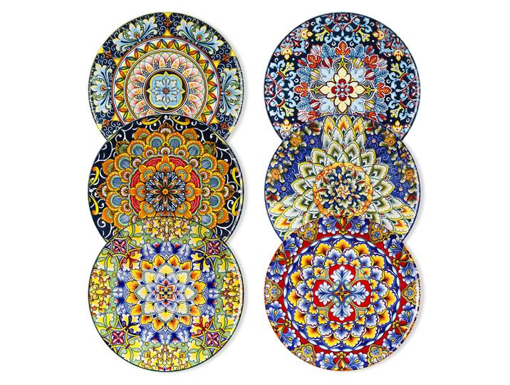 Vancasso 6/12 pièces assiettes à dîner en porcelaine vaisselle ensemble d'assiettes de petit déjeuner assiettes plates résistantes aux rayures ensemble de vaisselle pour 6