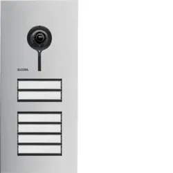 Elcom REQ506Y Türstation Video 6/1 2Draht Edelstahl matt ONE