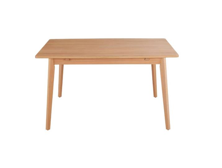 Ausziehbarer Gartentisch aus Eukalyptus für 4-6 Personen L100/140cm