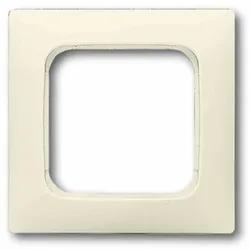 Busch-Jaeger DURO 2000 SI Rahmen, 1f, weiß, glänzend, Kunststoff, geeignet für Geräteeinbaukanal, geeignet für Unterputz-Installation, Kunststoff
