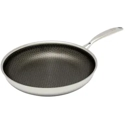 Hensslers Bratpfanne   , silber , Edelstahl Ø: 28