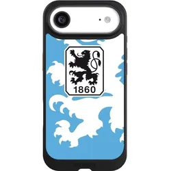 Nivocase Hülle für Apple iPhone Air Handyhülle NIVOcore Case Schwarz Offizielles Lizenzprodukt TSV 1860 (Apple iPhone Air), Smartphone Hülle, Schwarz
