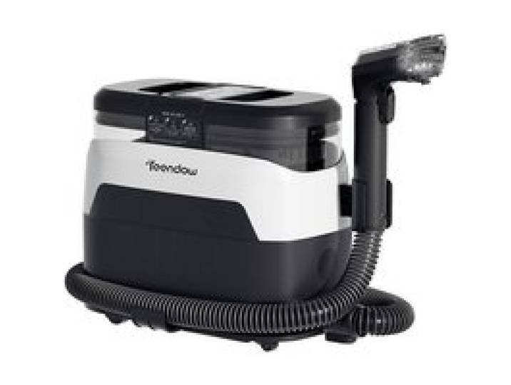 Teendow C6 MAX Nettoyeur 3-en-1 pour tissus dameublement et tapis 1650W de vapeur aspiration de 12000Pa double réservoir