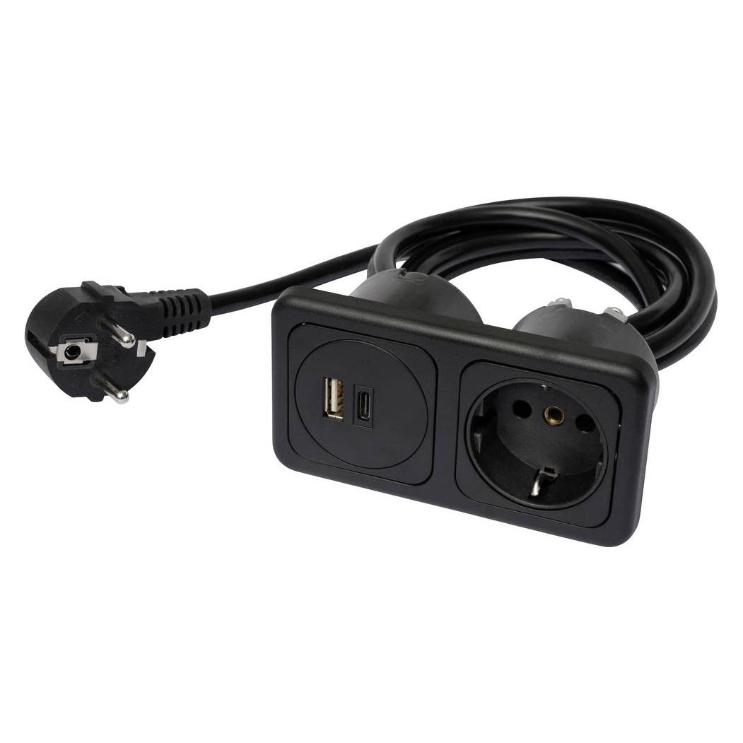 Inprojal Elektrosysteme 9016-114.81 Einbau-Steckdose mit USB-C, mit USB-Ladeausgang, Power Deliver (9016-114.81)