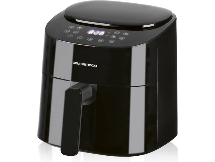 Gourmet Maxx Hetelucht friteuse digitaal - 4\,5 liter - 1400W - swart