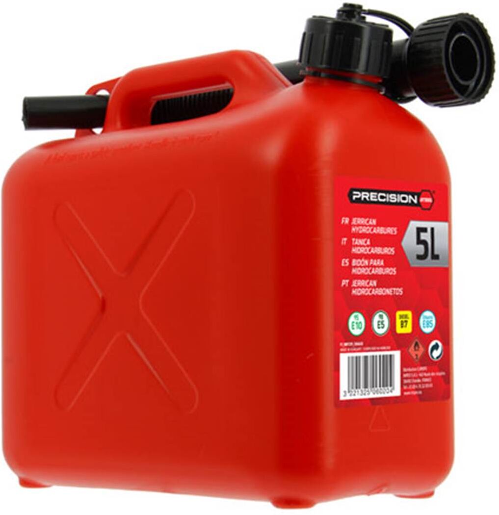 Precision Steel Jerrican vermelho de 5L