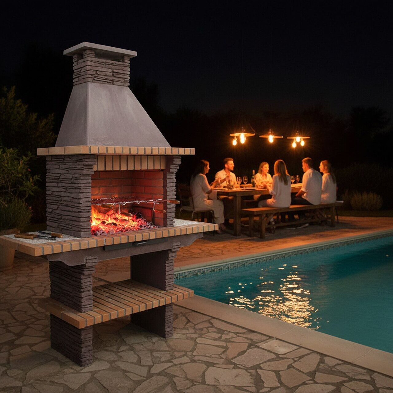 My-Barbecue Churrasqueira Portuguesa para Jardim CE2140F