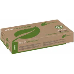 Meditrade® Einmalhandschuhe Nitril® GreenGen® L grün