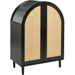 SCHUHSCHRANK Schwarz Bicheno