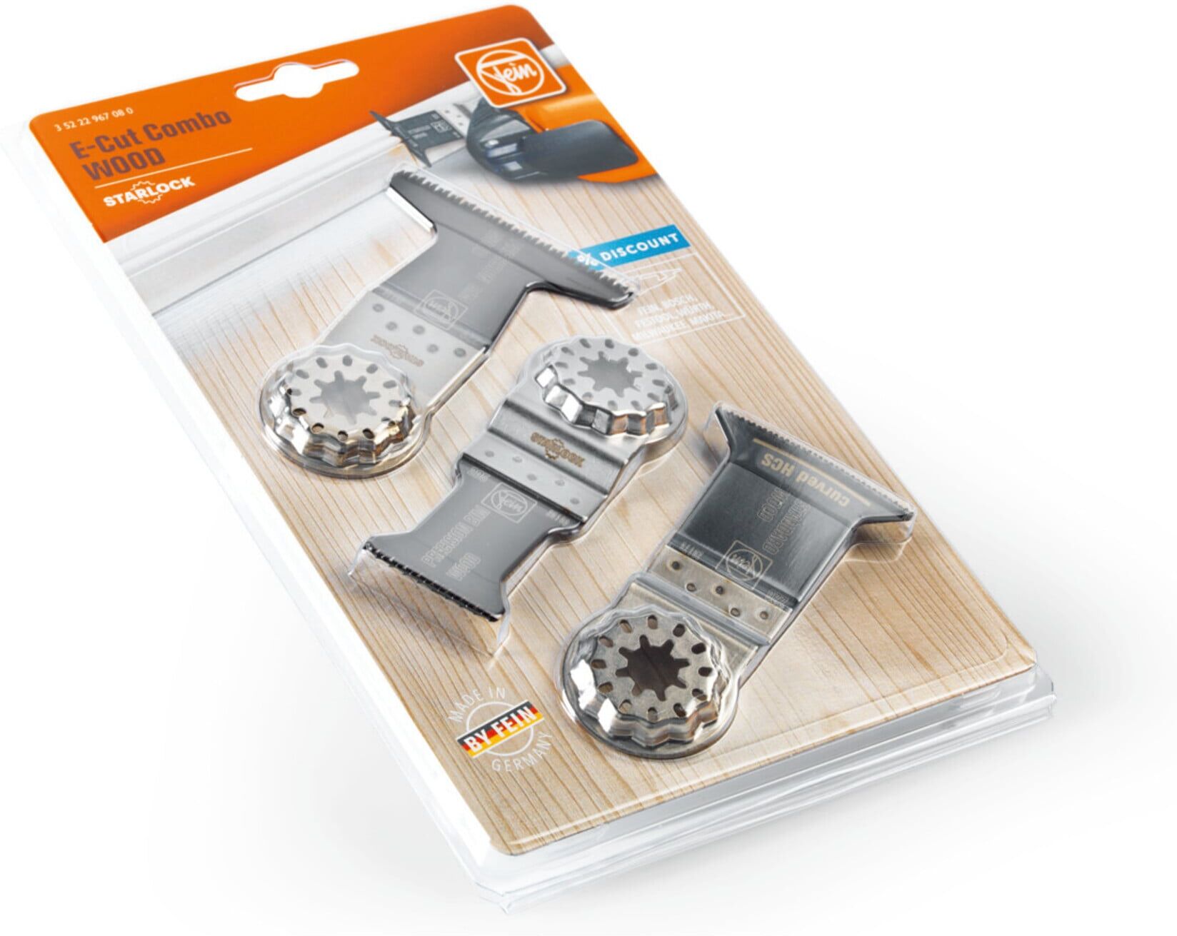 Fein E-Cut Combo Starlock WOOD 3-teilig (35222967080   35222967080)