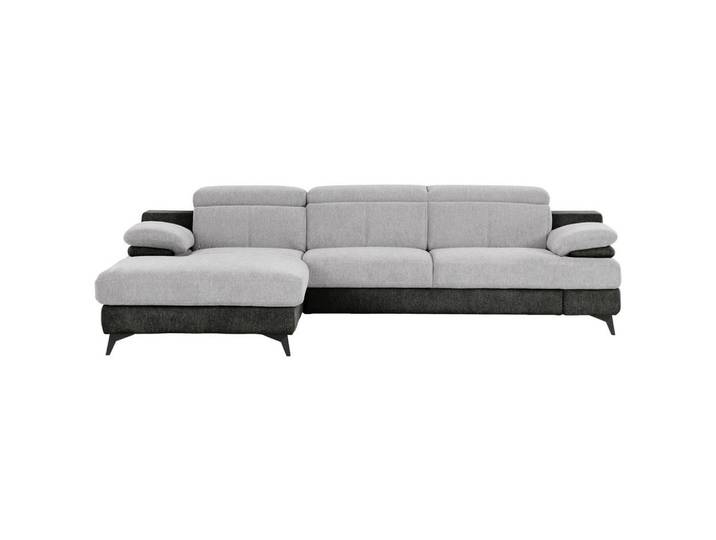 Ecksofa Titus Graphit-/Silberfarben