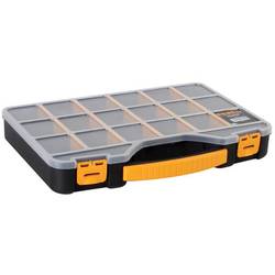 Velleman OMR18 Sortimentskasten (L x B x H) 415 x 286 x 61 mm Anzahl Fächer: 18 Box Inhalt 1 St.
