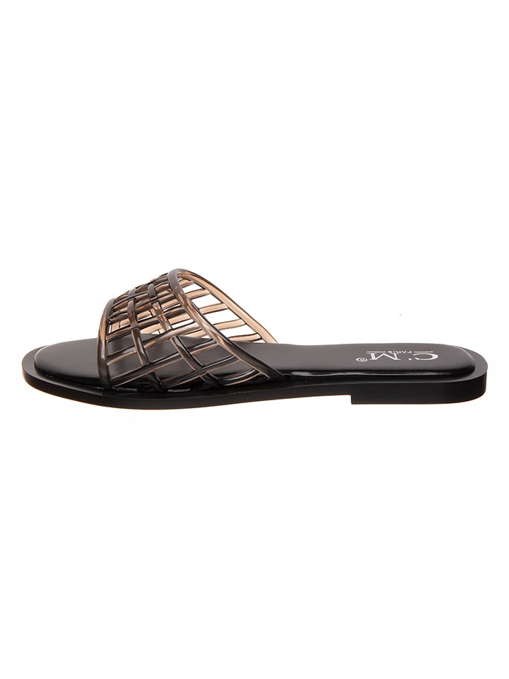 Manoukian shoes Pantoletten in Schwarz - 37