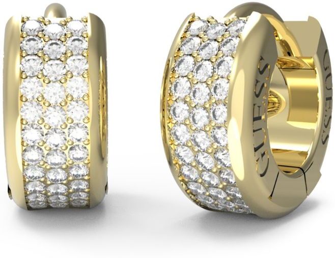 GUESS Stylish gulfärgade hoopörhängen JUBE04583JWYGT/U