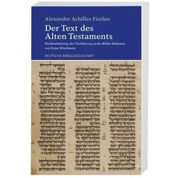 Der Text des Alten Testaments, Fachbücher von Alexander Achilles Fischer