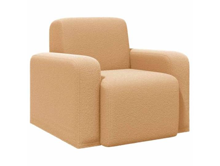 Makastle Sessel Beige Bouclé