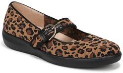 Women's Nuevo Mary Jane Flat by LifeStride in Black Leopard (Size 5 M)