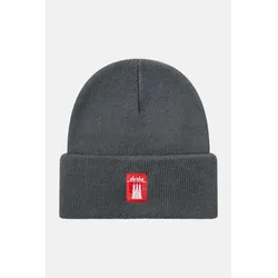 Derbe Mütze Bonnet Grau