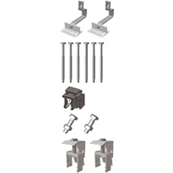 Schrägdach-Set Silber E +1 Schwerlast für 1 Photovoltaikmodul