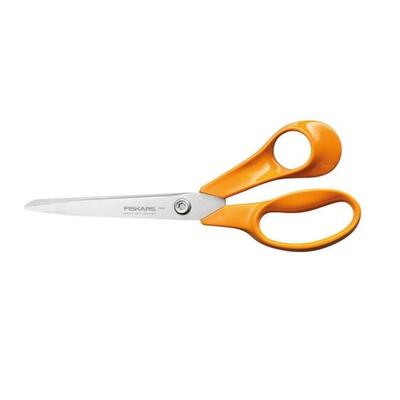 Fiskars Universalschere Classic Universal-Bastel- und Stoffschere, 21cm, Rechtshänder