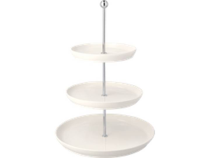SILVERCREST® Présentoir à étages Premium, 3 étages (Rond)