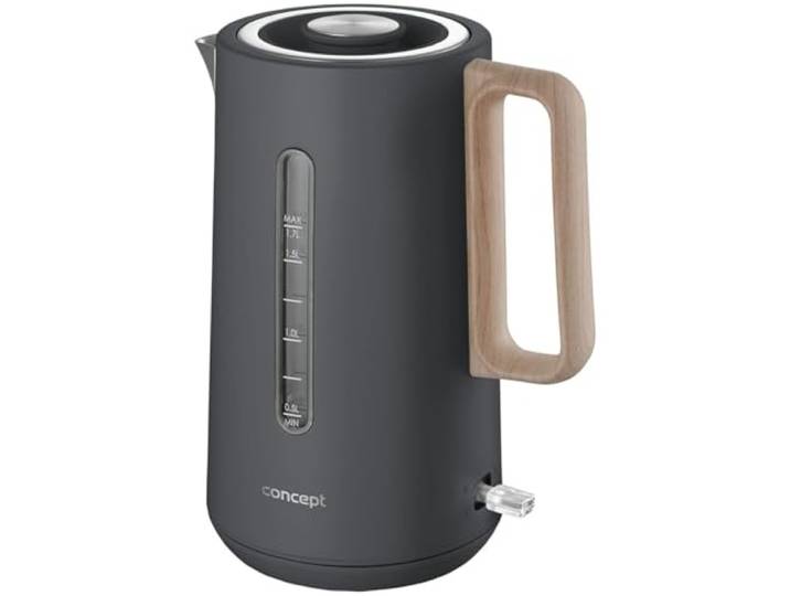 Waterkoker Concept RK3370, roestvrij staal, grijs, 1850-2200 W, 1,7 l, merk: Concept - EAN: 8595631065747