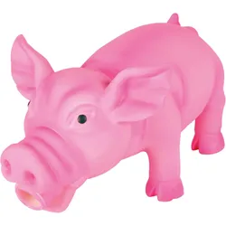 3x Trixie Schwein Latex 17cm mit Tierstimme, Hundespielzeug