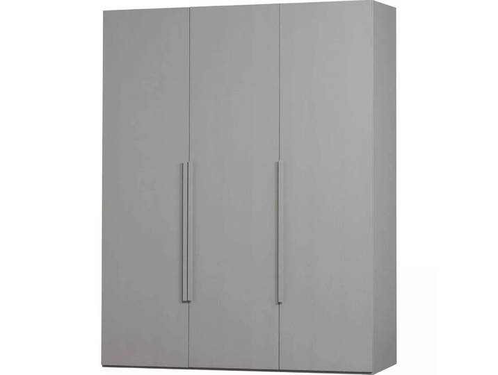 mutoni - Schrank Rens 3-türig kieselgrau 165x210, One Size