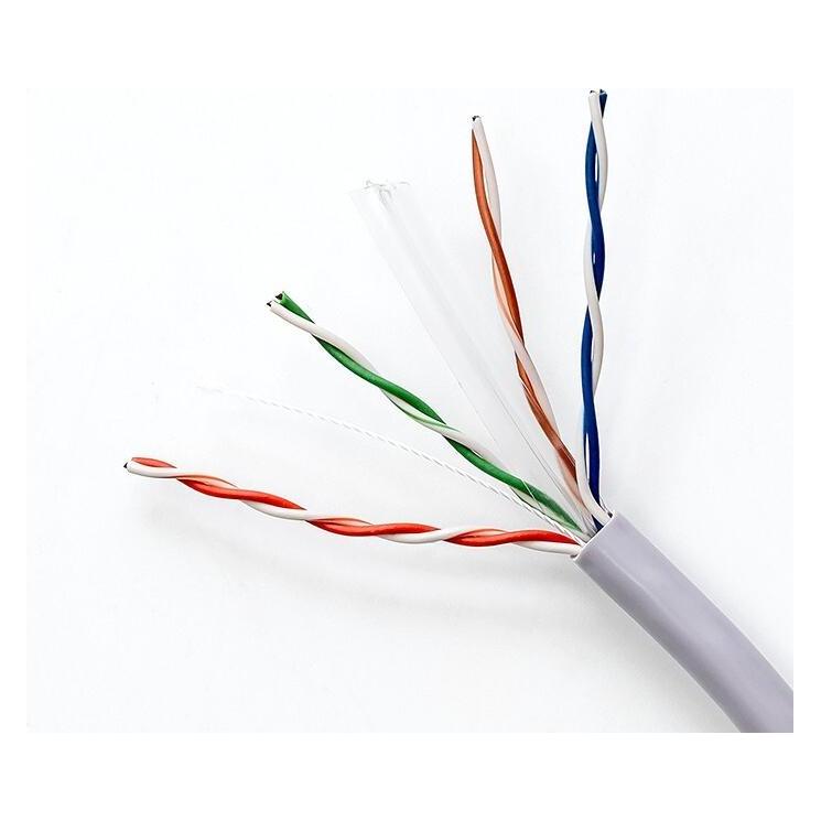Qoltec 50359 UTP-Netzwerkkabel CAT6 305 m PVC grau (U/UTP, UTP, CAT6, 305 m) (50359)