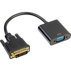 Akyga AK-AD-50 VGA / DVI Adapter [1x VGA-Buchse - 1x DVI-Stecker 24+5pol.] 15 cm