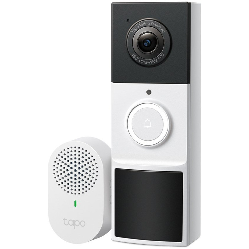 TP-Link Tapo D210 draadloze video deurbel op batterij - Zwart