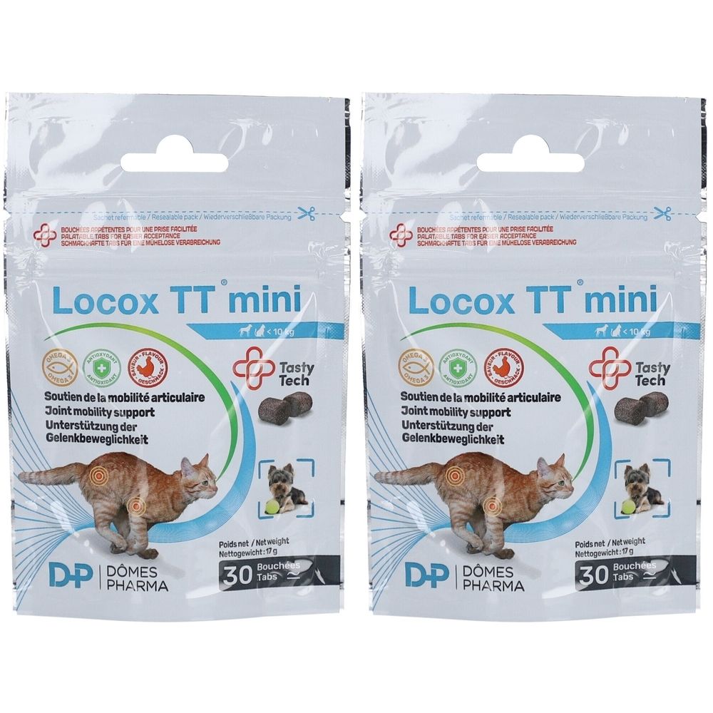 Locox TT mini Erg.Futterm.Tabs f.kl.Hunde/Katzen 2x 2x30 St Tabletten