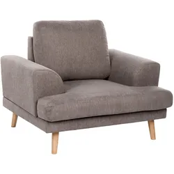 SESSEL Stoff Braun Kildal