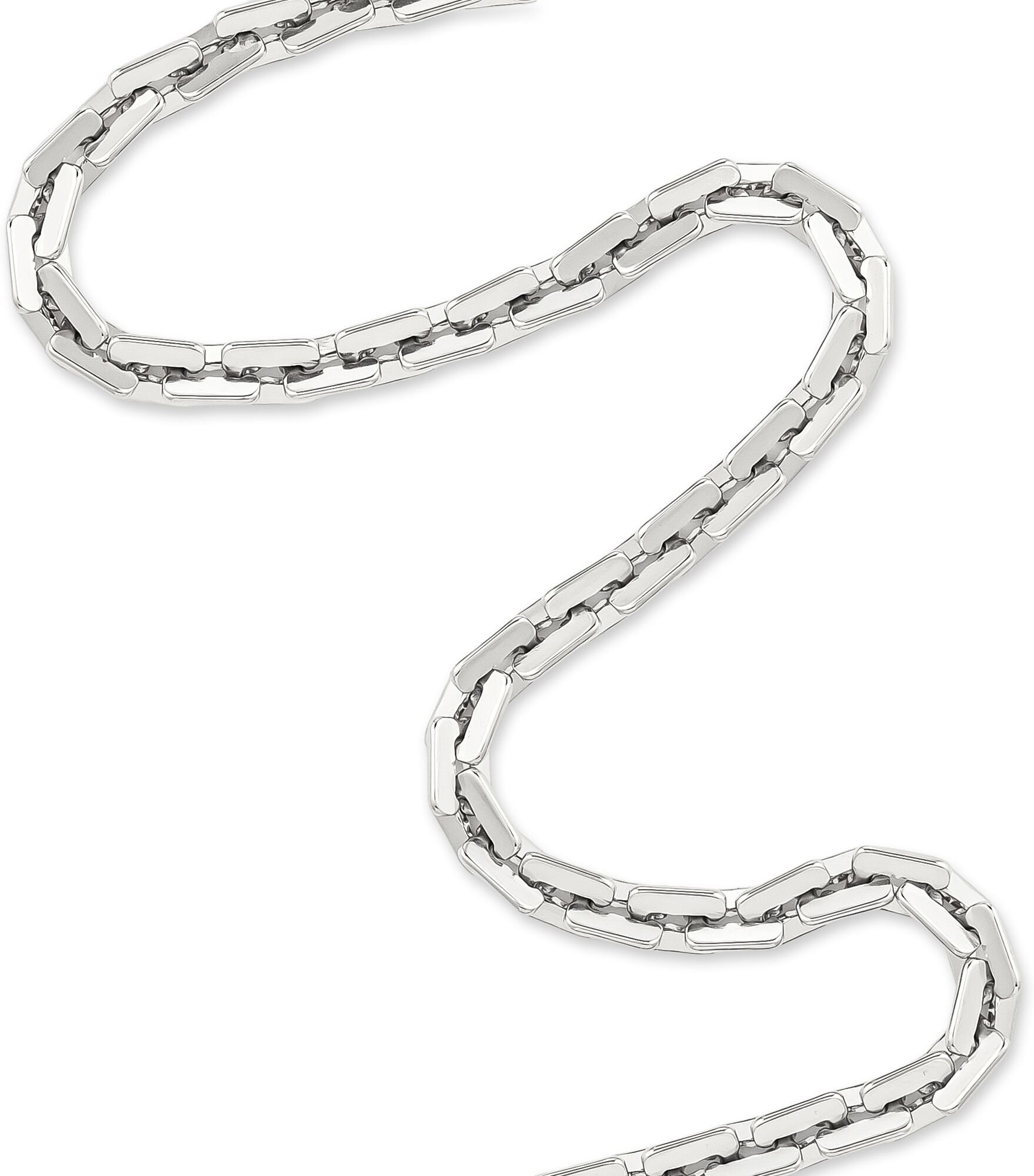 Edelstahlarmband COPENHAGEN STUDIOS "Schmuck Geschenk Edelstahl Armkette Unisex", silber (edelstahlfarben), Armbänder, Damen, 22cm, Edelstahl, Edelstahlarmband