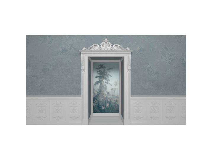 Fototapete, Blau, Weiß, Objekte, 500x280 cm, Tapeten & Wandverkleidungen, Fototapeten