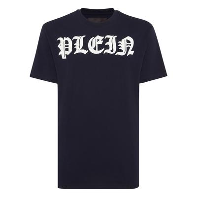 T-Shirt PHILIPP PLEIN "Gothic Plein", Herren, Gr. 3XL, 24, navy, Obermaterial: 100% Baumwolle, Shirts T-Shirt