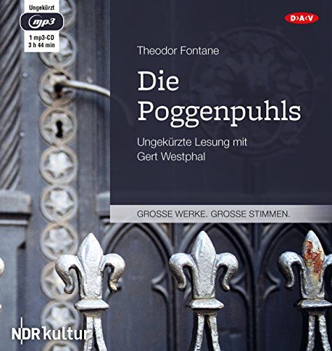 Theodor Fontane - Die Poggenpuhls: Ungekürzte Lesung mit Gert Westphal (1 mp3-CD) - Preis vom 13.10.2026 11:25:28 h