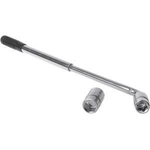 ProPlus Radmutternschlüssel 580089, ausziehbar, 35-52cm, 1/2 Zoll, Schlüsselweite 17, 19, 21, 23mm