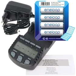 Technoline BC 700 Akku-Ladegerät schwarz mit 4x Panasonic eneloop Standard HR-3UTG und AccuCell Akkubox